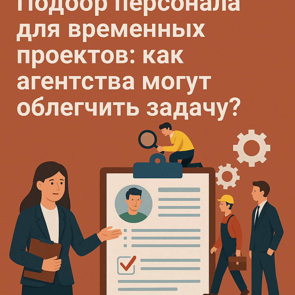 Аутсорсинг подбора кадров для временных проектов: плюсы агентства
